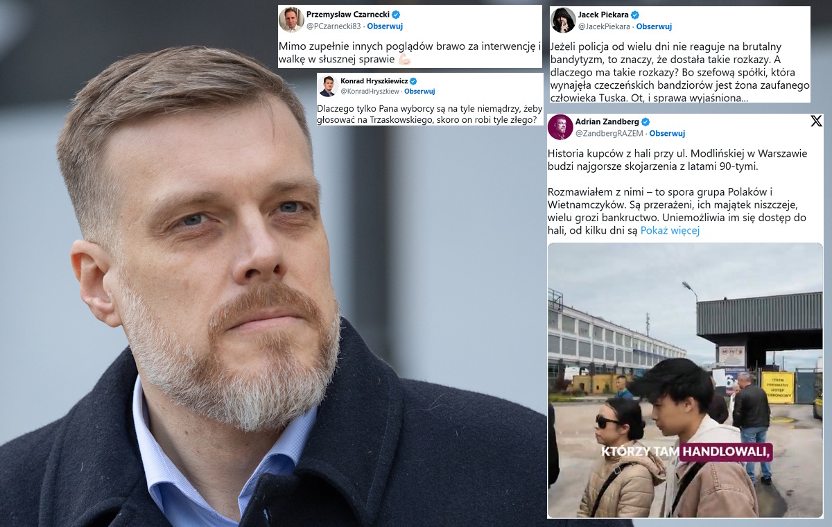 Zandberg alarmuje ws. kupców z Modlińskiej: Jak w latach 90.