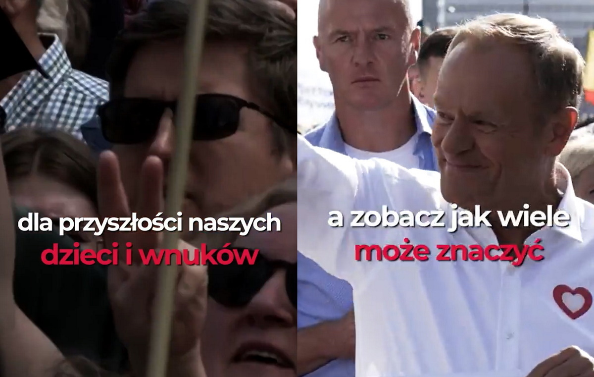 Odlot! Tusk wykorzystuje Dzień Dziecka w kampanii