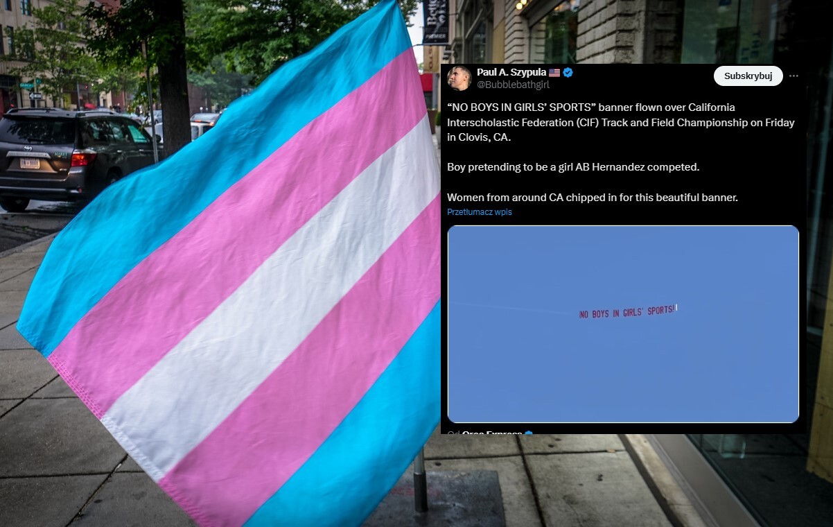 Transseksualista w zawodach kobiet w USA. Doszło do awantury