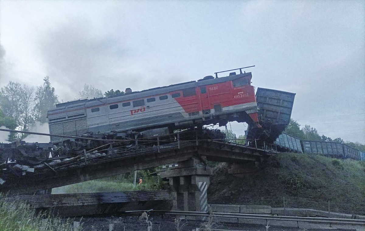 Wybuchy na kolei w Rosji. Wysadzono dwa mosty. "Akt terroru"