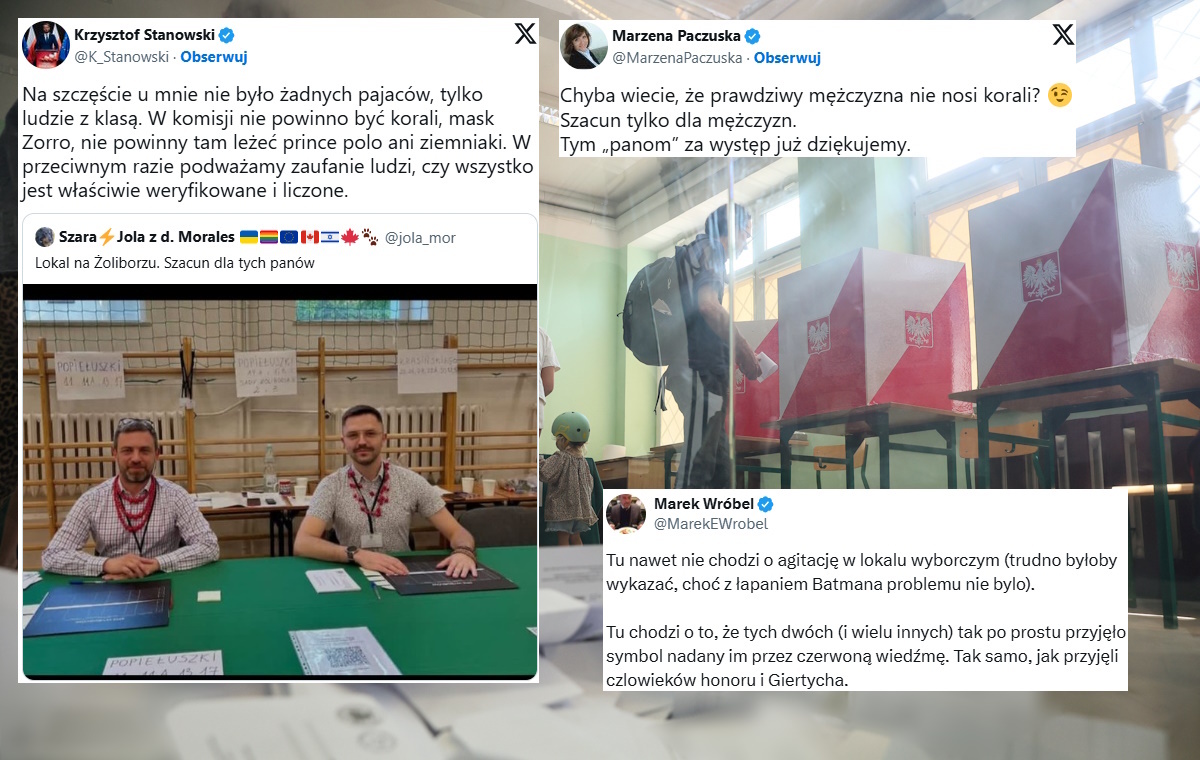 Agitacja w komisji? Członkowie OKW założyli czerwone korale