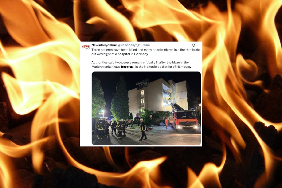 Pożar w niemieckim szpitalu. Nie żyją 3 osoby, wielu rannych