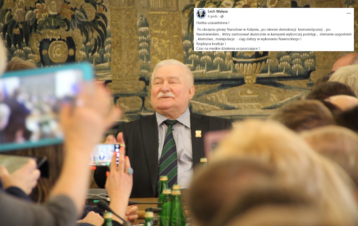Лети! Валенса нападает на Навроцкого и апеллирует к правительству!