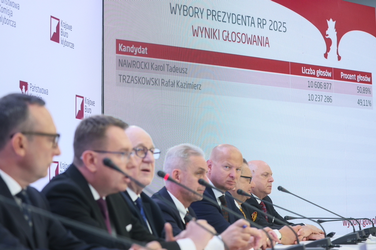 Национальная избирательная комиссия официально объявила, что Навроцкий победил на выборах.