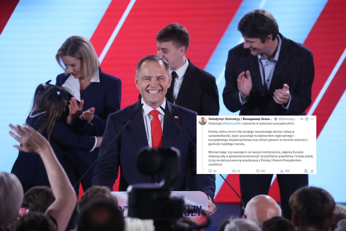 Zełenski gratuluje Nawrockiemu: Liczę na dalszą współpracę