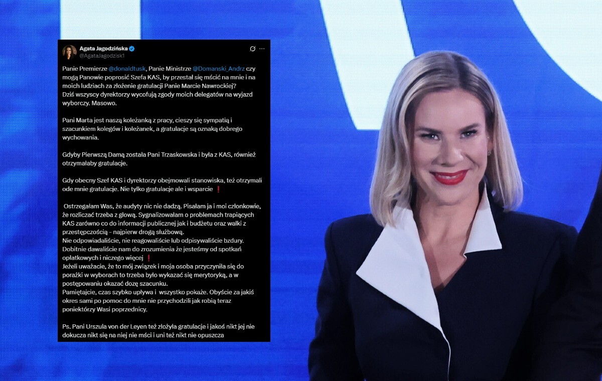 Szef KAS mści się za złożenie gratulacji Marcie Nawrockiej?!