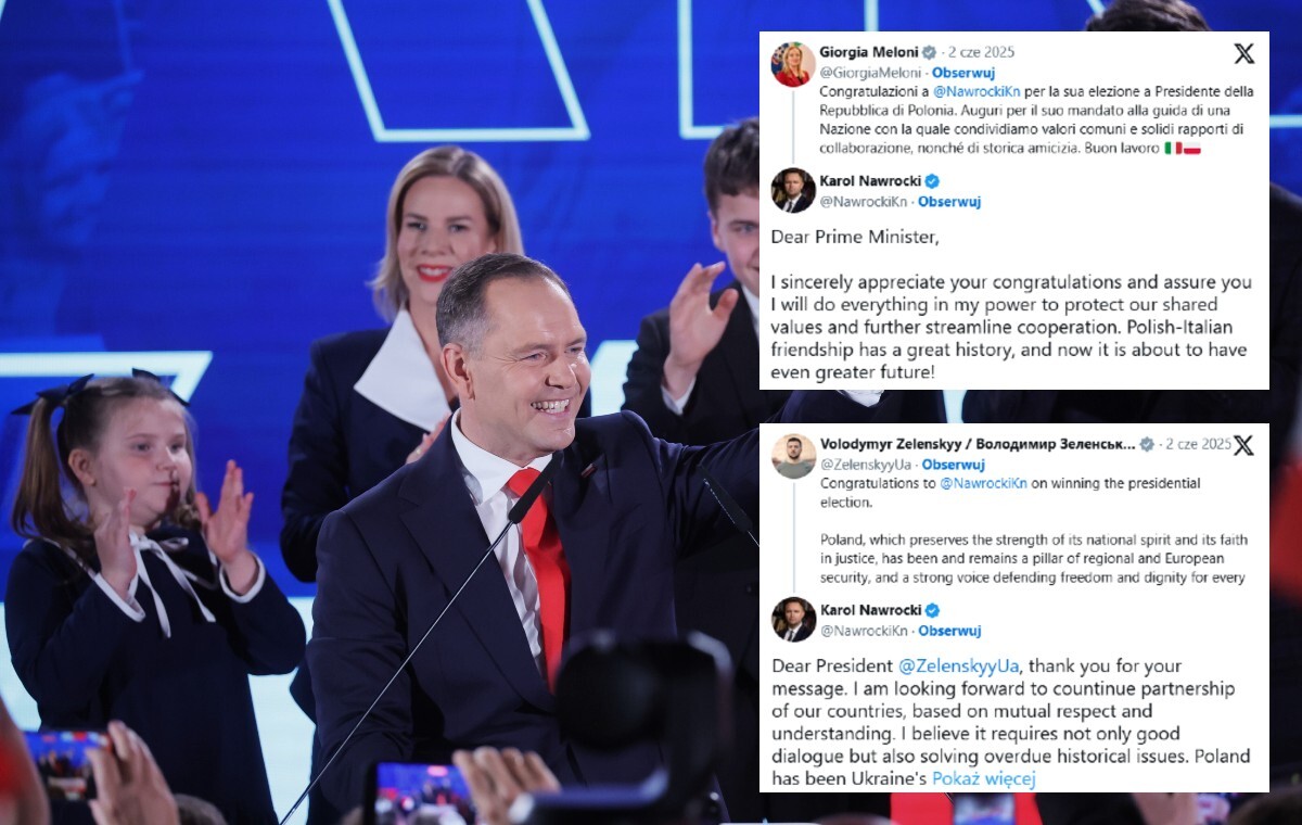 Nawrocki thanks the leaders! "I sincerely appreciate the congratulations"