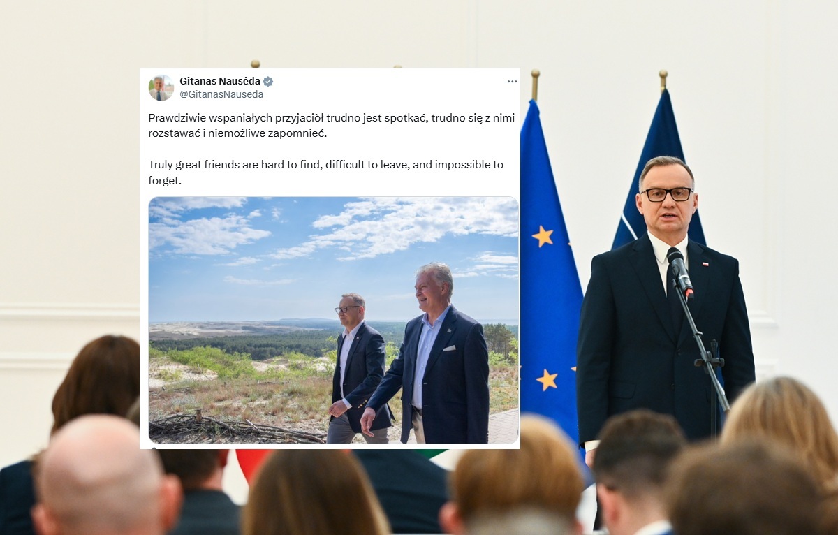Wzruszający wpis prezydenta Litwy po wizycie Naczelnego Narciarza
