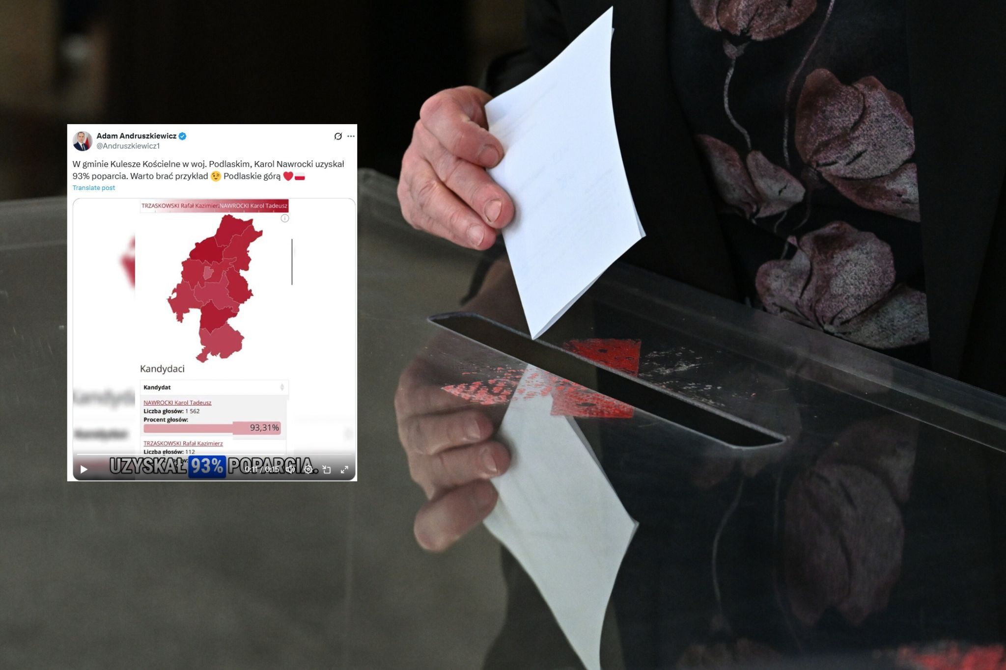 Nokaut Nawrockiego na Gospodarzem w Kuleszach Kościelnych