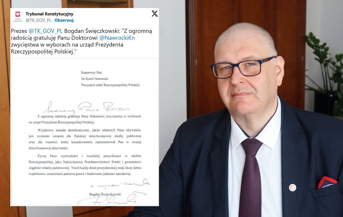 Gargamel TK pogratulował Nawrockiemu. "Wyjątkowy mandat"