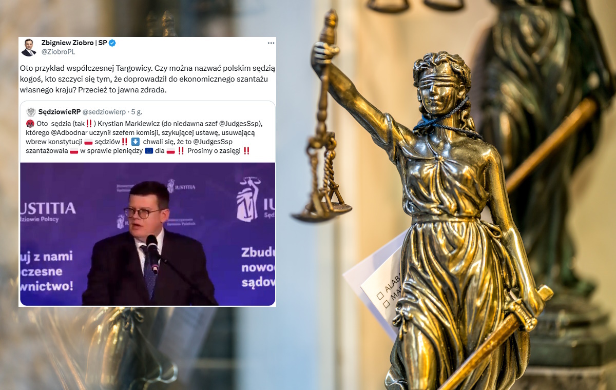 Markiewicz dumny z szantażu Polski przez UE. Ziobro: Zdrada