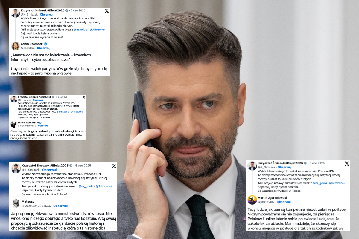 Tylko to potrafią? Śmiszek czai się na likwidację IPN