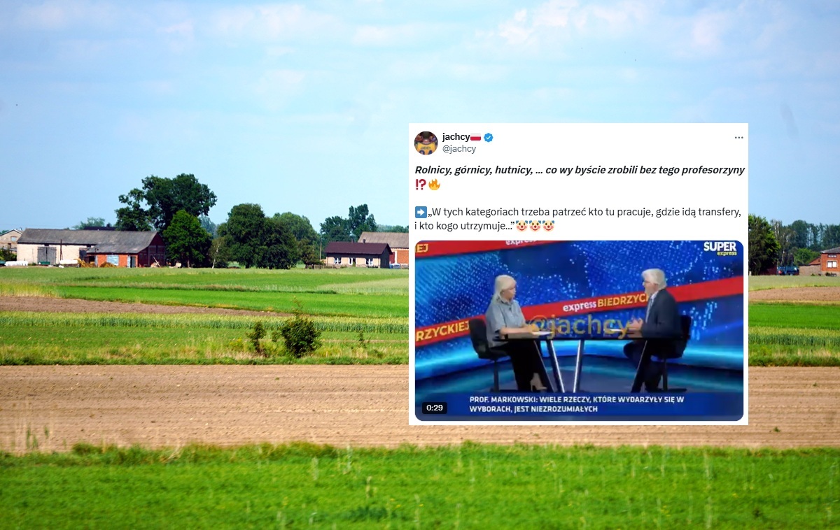Prof. Markowski przekonywał, iż musi utrzymywać rolników