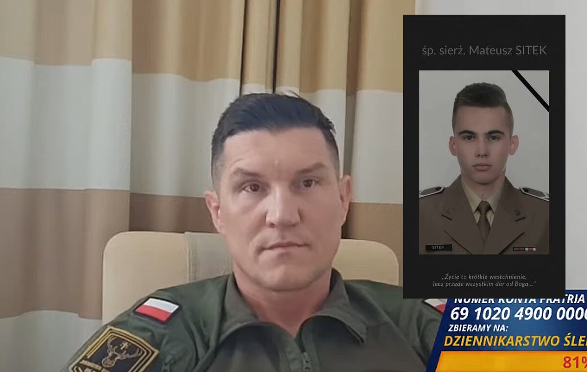 Sierhej: Śmierć sierż. Mateusza Sitka jest symbolem