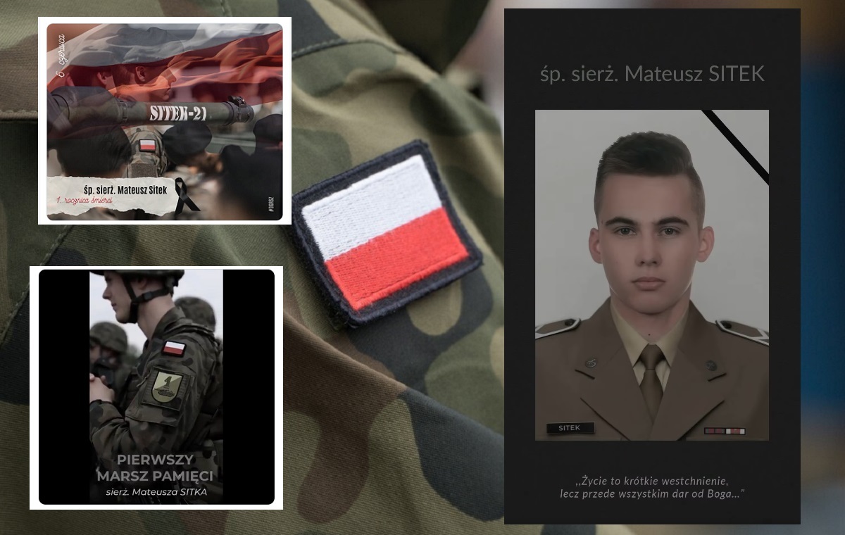 1. rocznica śmierci sierż. Sitka. "Pamięć o Tobie jest żywa"