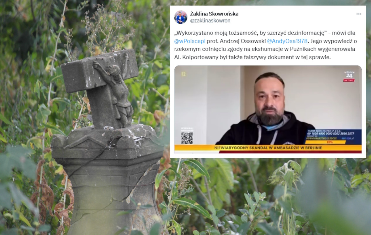 Prof. Ossowski: Poprzez fejkowe konto szerzono dezinformację