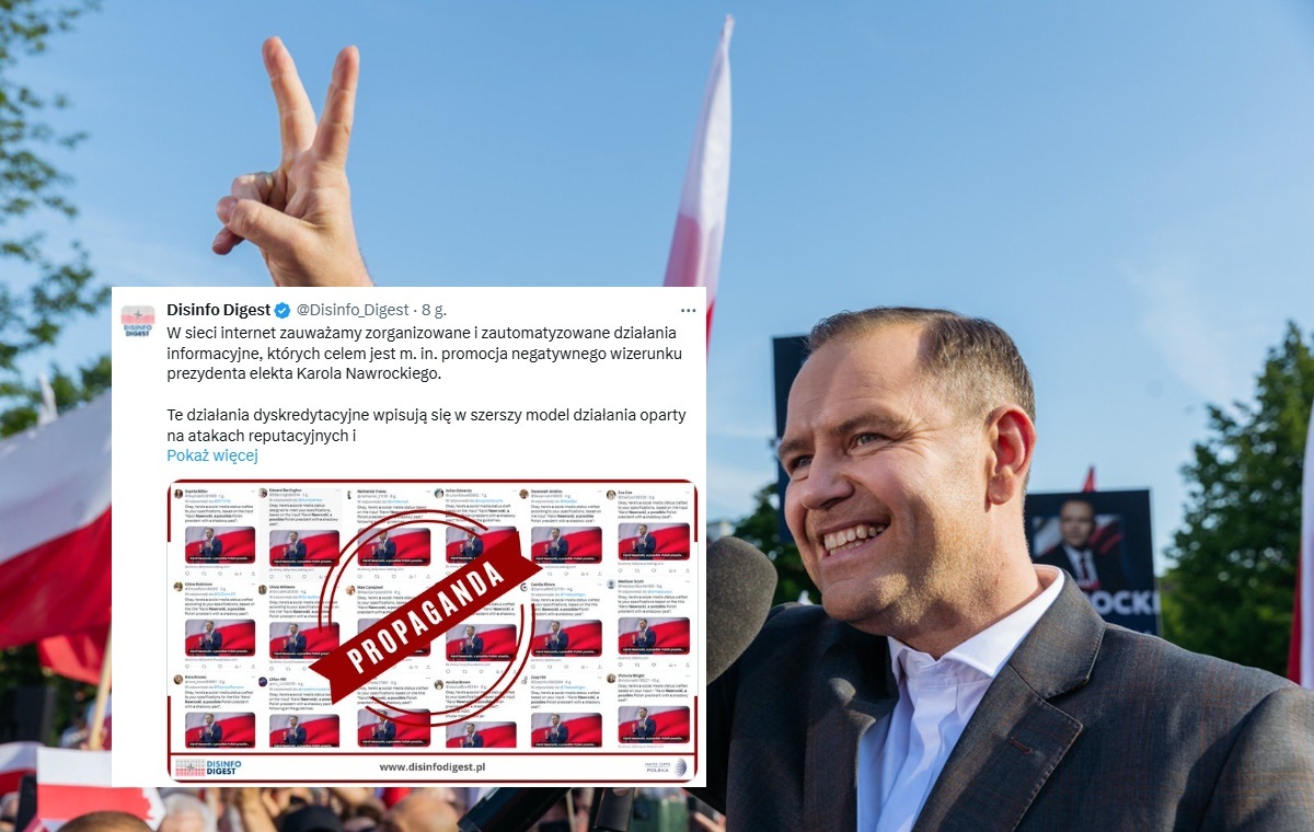 Massive bot attack on Nawrocki! Operation Russia-style