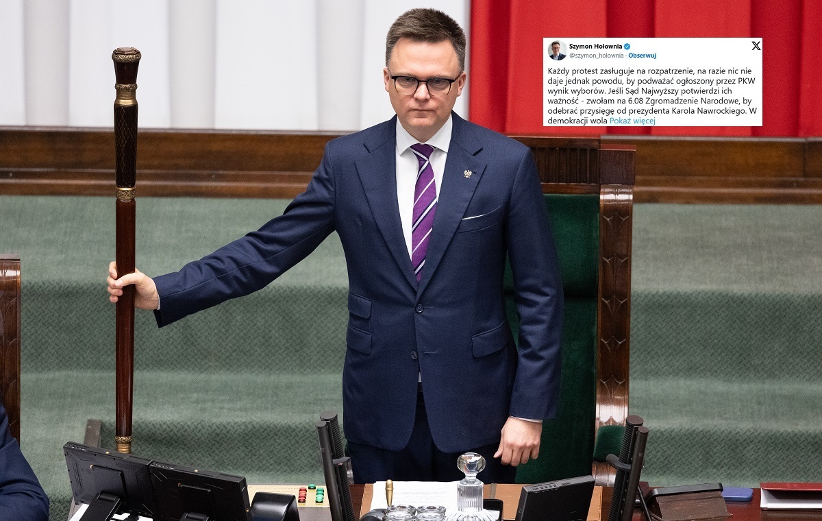 Hołownia: Nic nie daje powodu, by podważać wynik wyborów