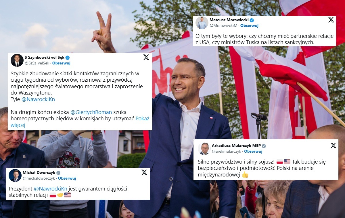 "Silny sojusz". Komentarze po rozmowie Nawrocki-Trump