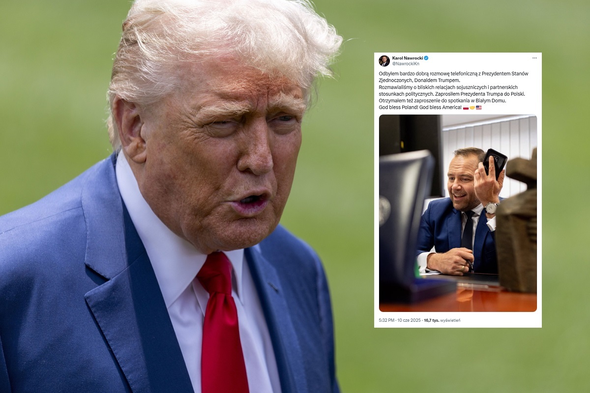 Karol Nawrocki rozmawiał telefonicznie z Donaldem Trumpem!