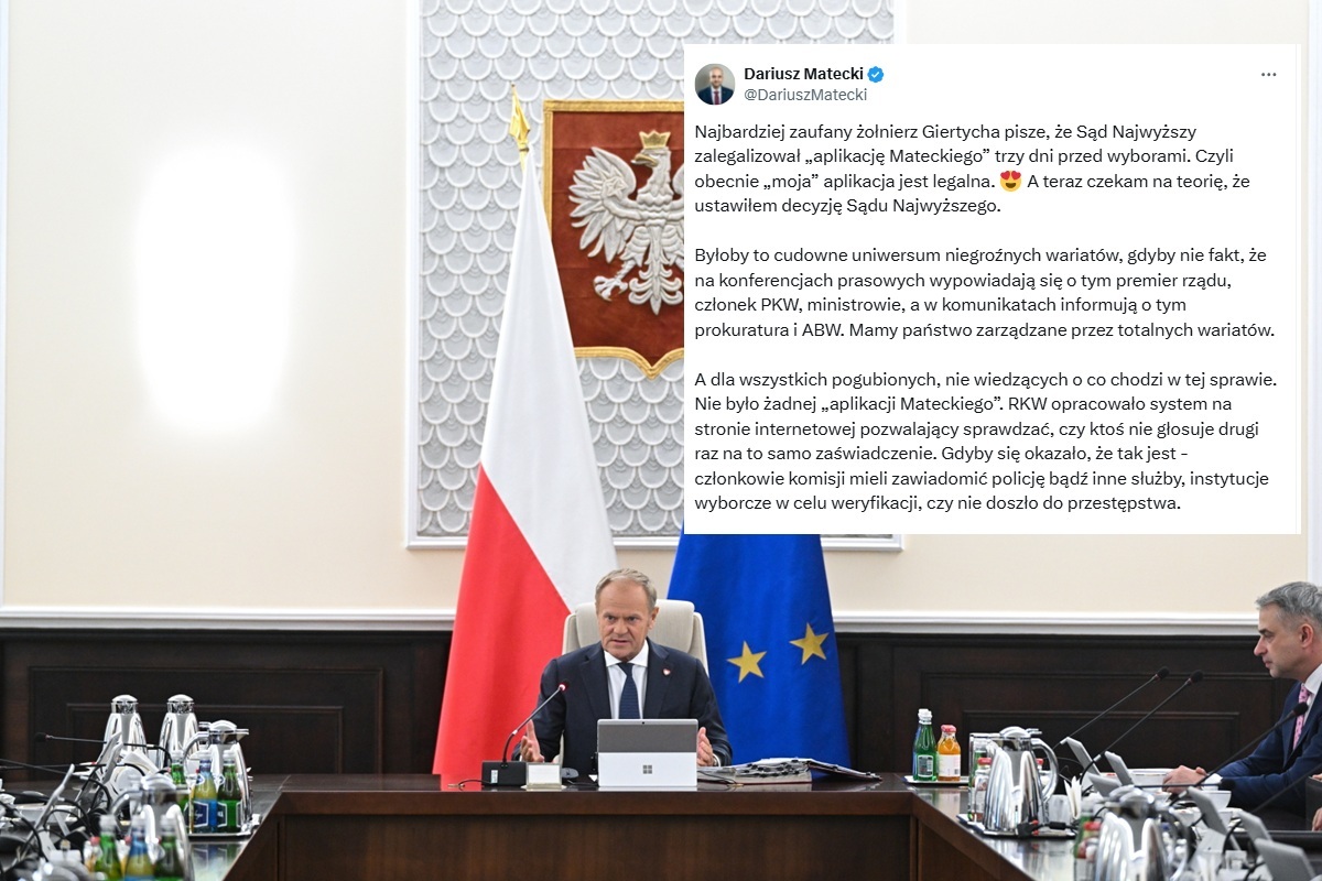 Premier wysyła ABW na aplikację RKW. Matecki mocno ripostuje