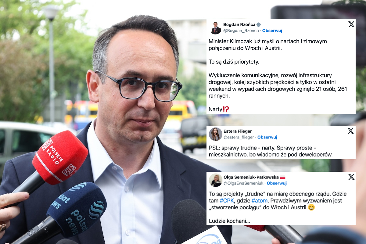 Pociąg za granicę na narty. Absurdalny wymysł Klimczaka!