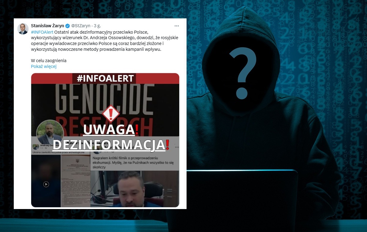 Żaryn: Rosyjskie operacje są coraz bardziej złożone