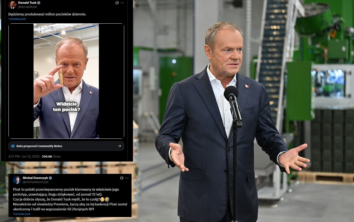 Tusk "ekspertem" od obronności? "To czołg jest?"