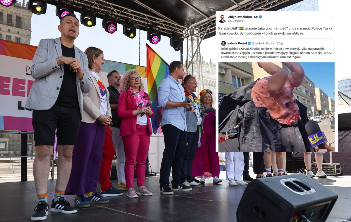 Satanists at the Equality Parade! Ziobro: The actual  Face