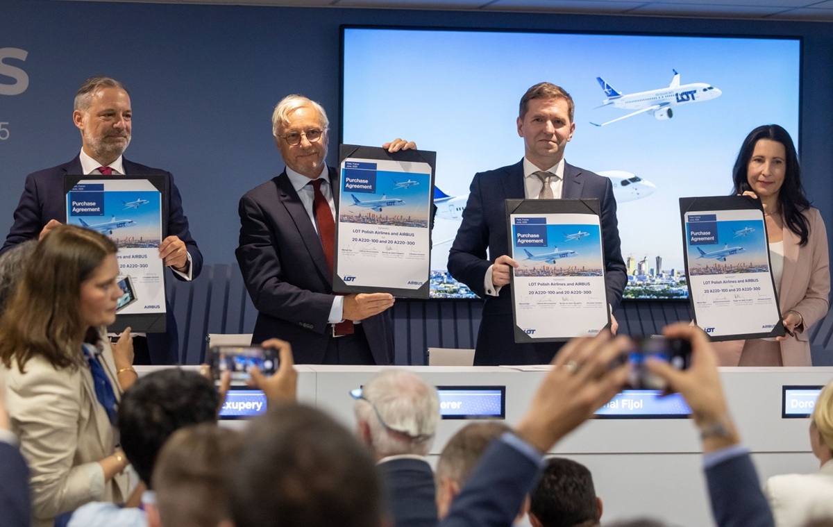 Airbus wygrał przetarg na dostawę samolotów dla LOT-u