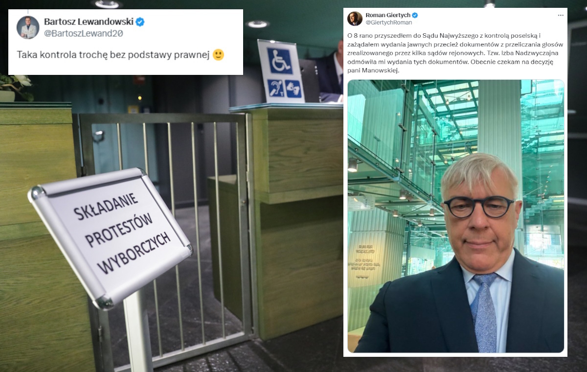 Wyborczy amok Giertycha. Poszedł z kontrolą poselską do SN