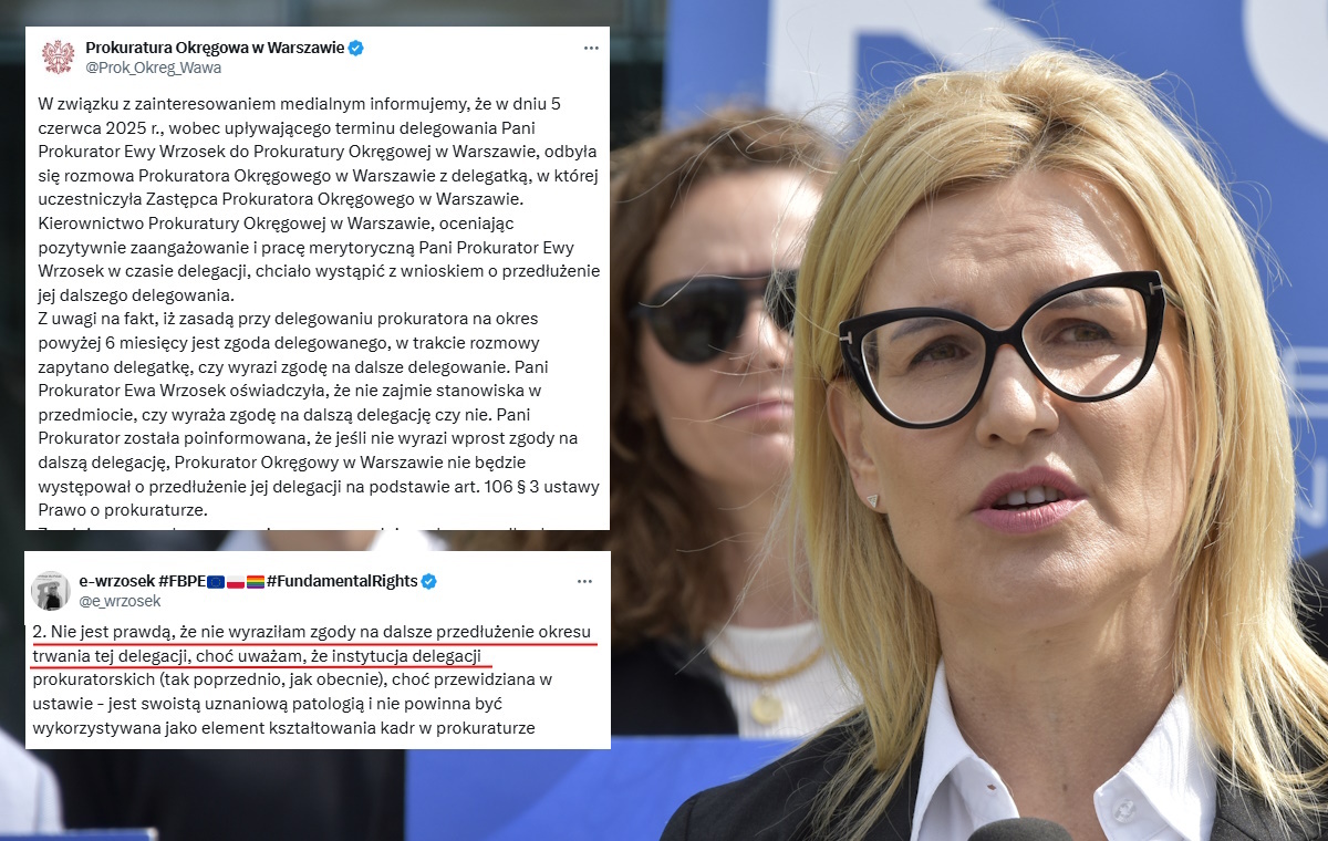 Contradictory messages regarding the extension of the Wrzosek delegation
