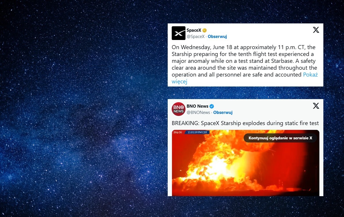 Megarakieta SpaceX eksplodowała podczas testu!