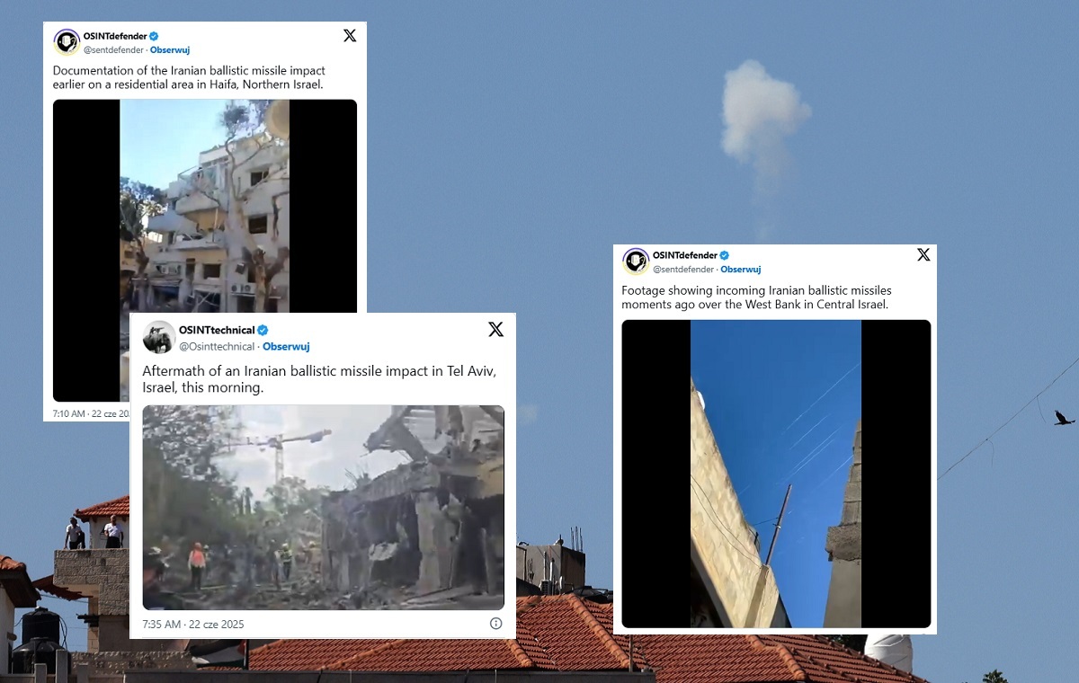 Iran wystrzelił drugą serię rakiet w kierunku Izraela!