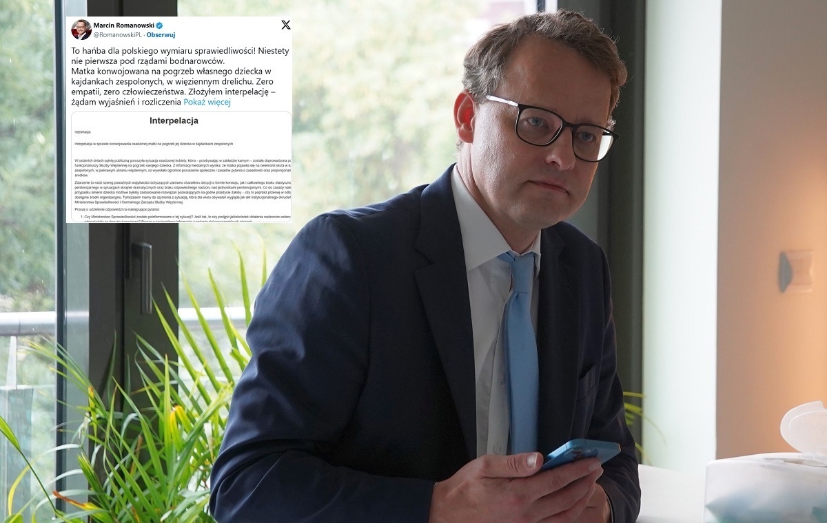 Romanowski składa interpelację ws. matki w kajdankach!
