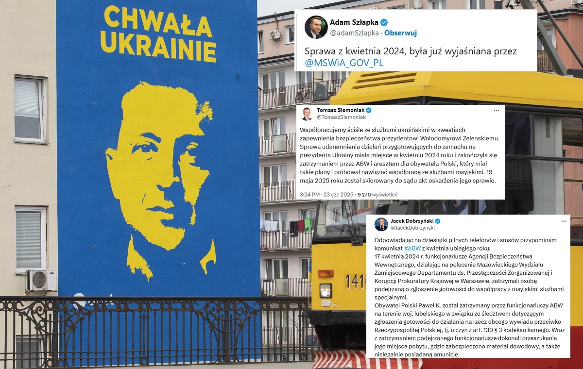 Udaremniony zamach na Zełenskiego? To znana sprawa z 2024!