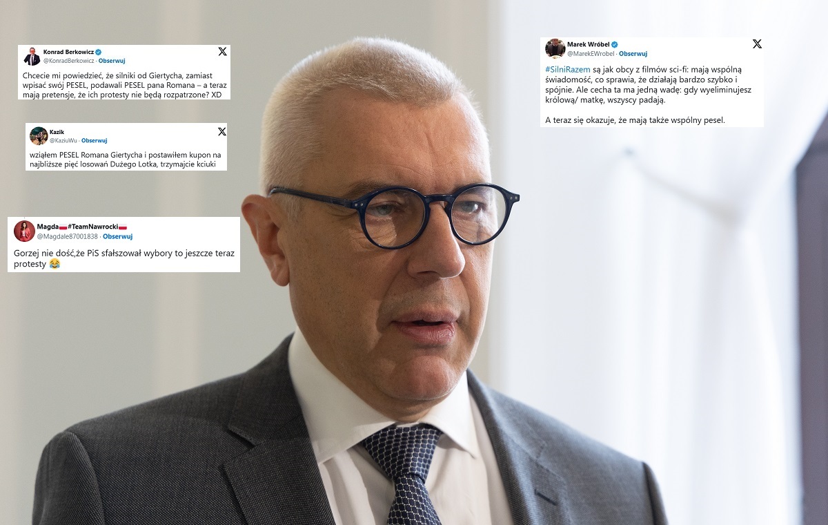 Internauci rozbawieni "giertychówkami" z PESELEM Giertycha