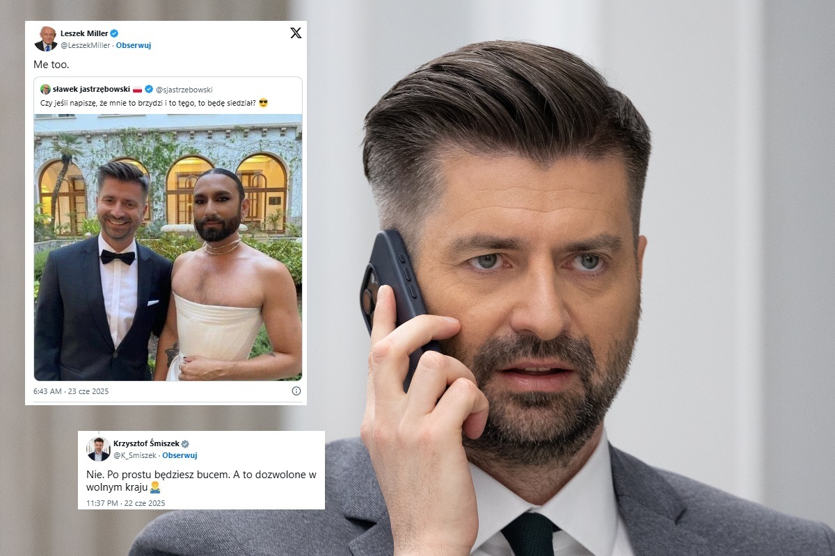 Przypomniano zdjęcie Śmiszka i Conchity. Miller dogryzł!