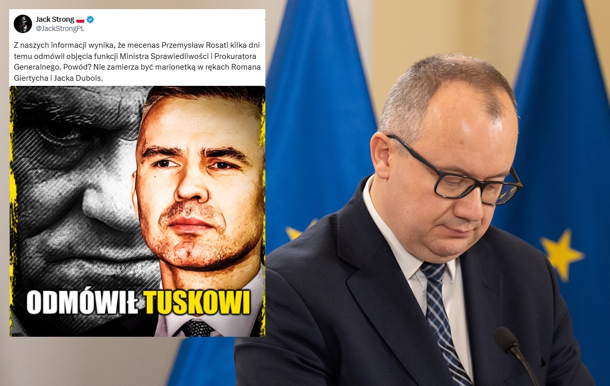 Czy mec. Rosati miał zastąpić Bodnara? "Układ się wali"