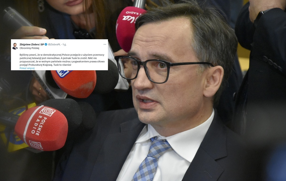 Ziobro ostrzega: Władza być może jest gotowa na rozlew krwi