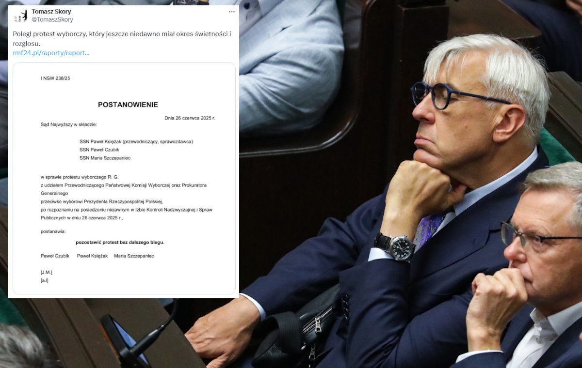 Giertych's protest dismissed! This 1  claims it is "nonsense"
