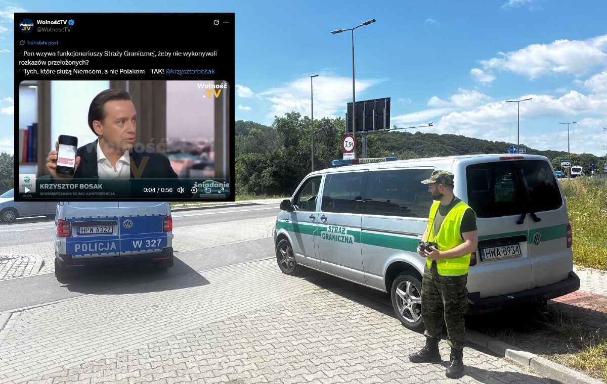 Ważny apel Bosaka! Chodzi o działania Straży Granicznej!