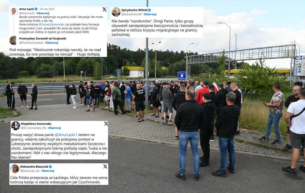 "Banda oszołomów"?! Poseł KO obraża obrońców granicy z RFN