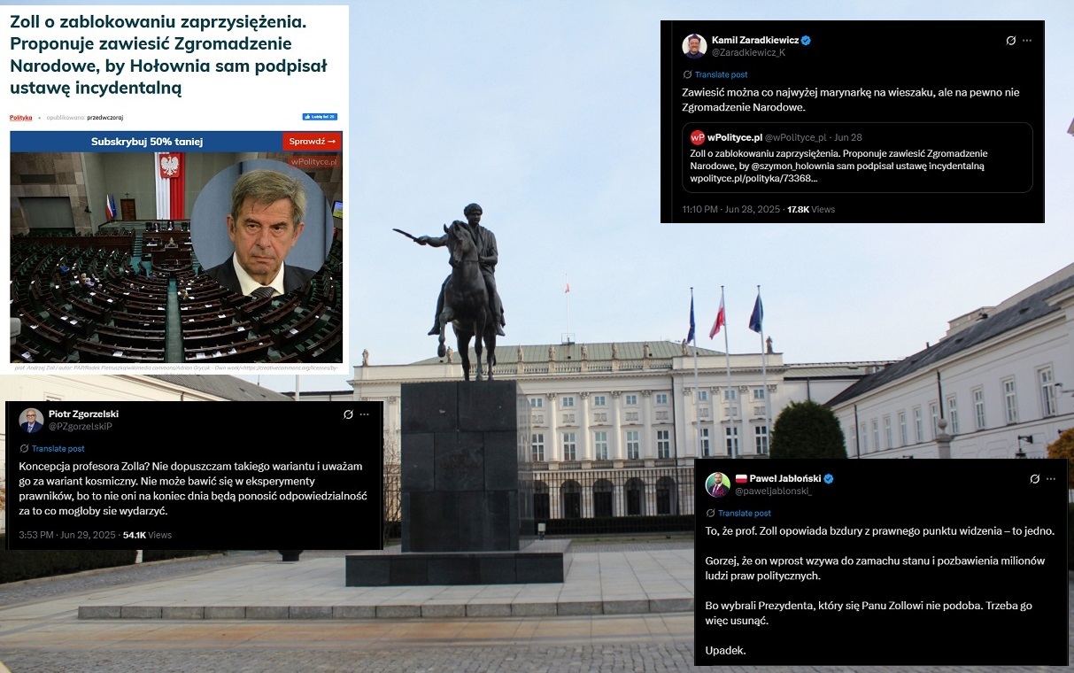 Zoll i jego koncepcja. Gorąca dyskusja w sieci! "Upadek"