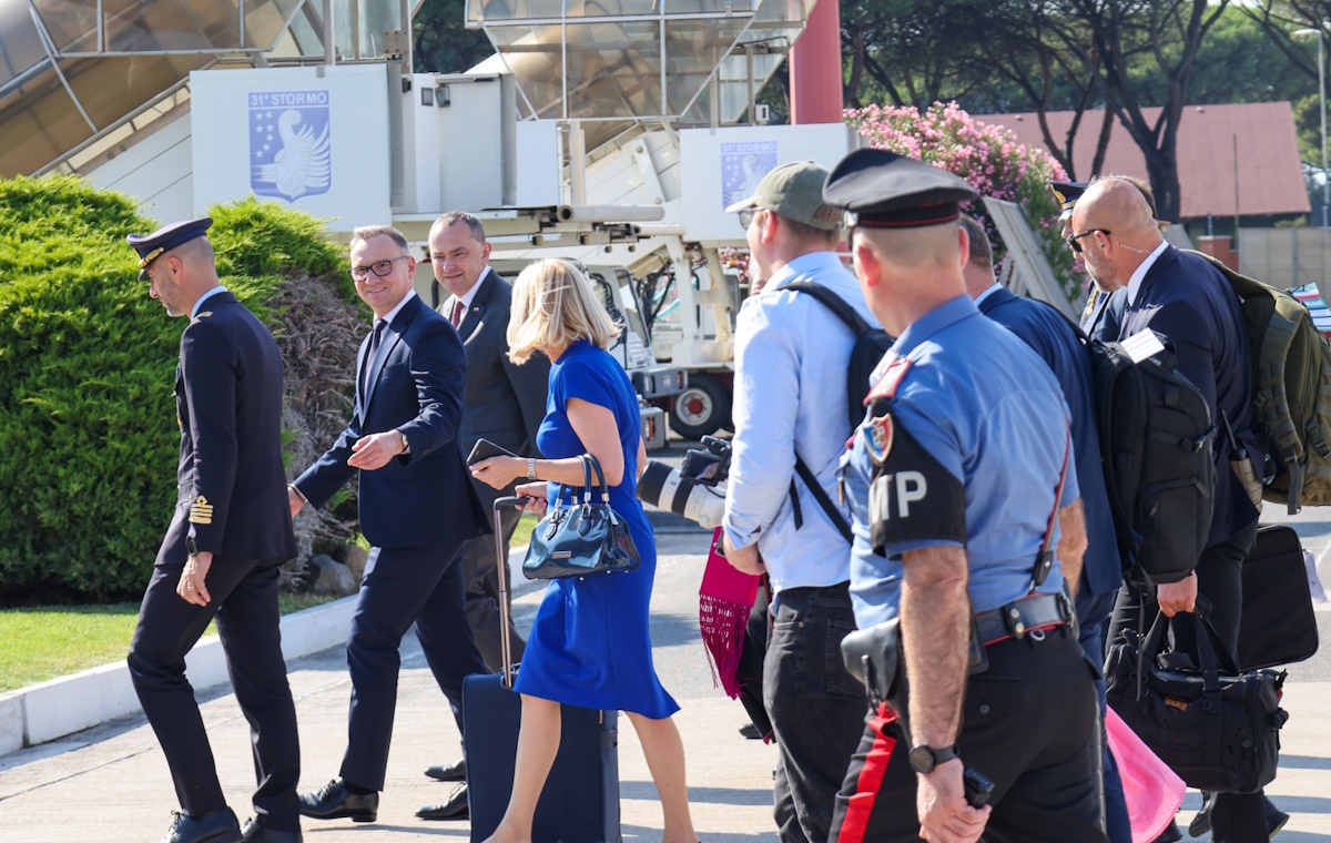 Prezydent Duda przybył do Rzymu. Jutro spotka się z papieżem