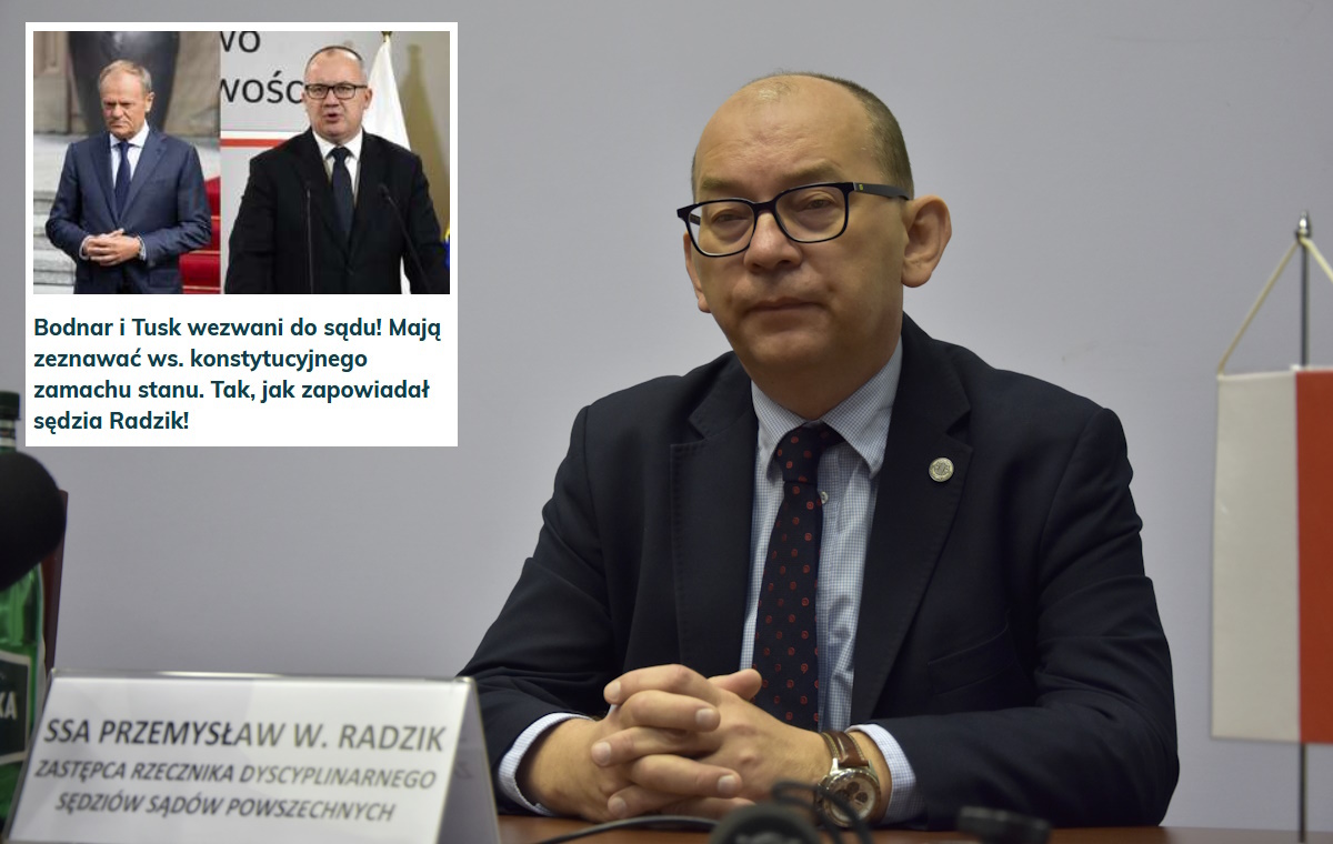 Radzik: Przesłuchanie Tuska i Bodnara będzie nagrywane