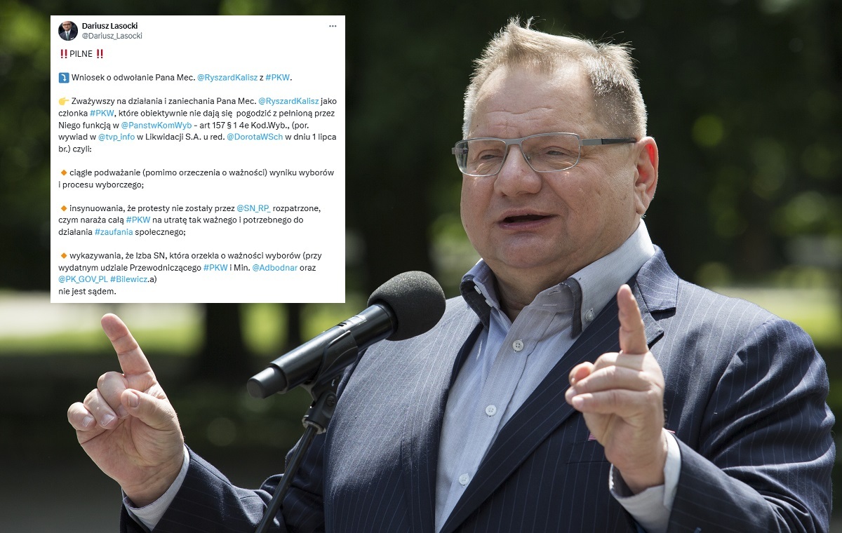 Former associate  of the National Electoral Commission files a motion to callback  Kalisz!