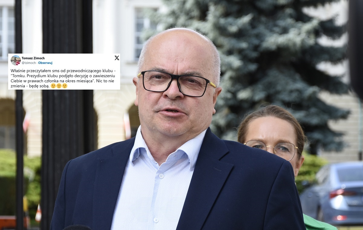 Zimoch suspended from the Polish 2050 club! He revealed the content of the text message