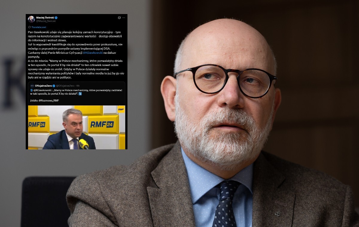 Świrski on Gawkowski: It seems he is planning another attack