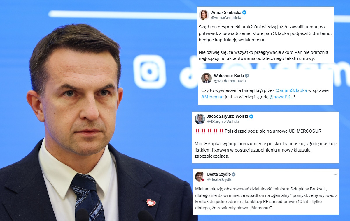 Nie będzie blokady umowy z Mercosur! Jest podpis Szłapki